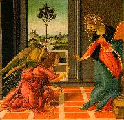 BOTTICELLI, Sandro The Cestello Annunciation dfg oil